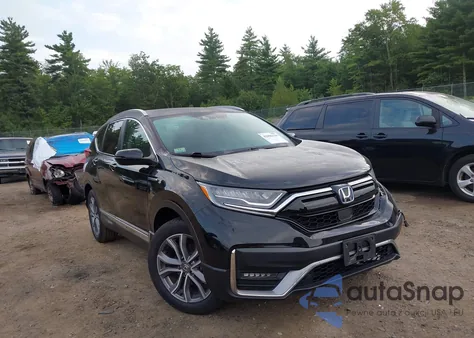 2021 Honda Cr-V Hybrid Touring z USA, uszkodzony, nr VIN 7FART6H96ME001993